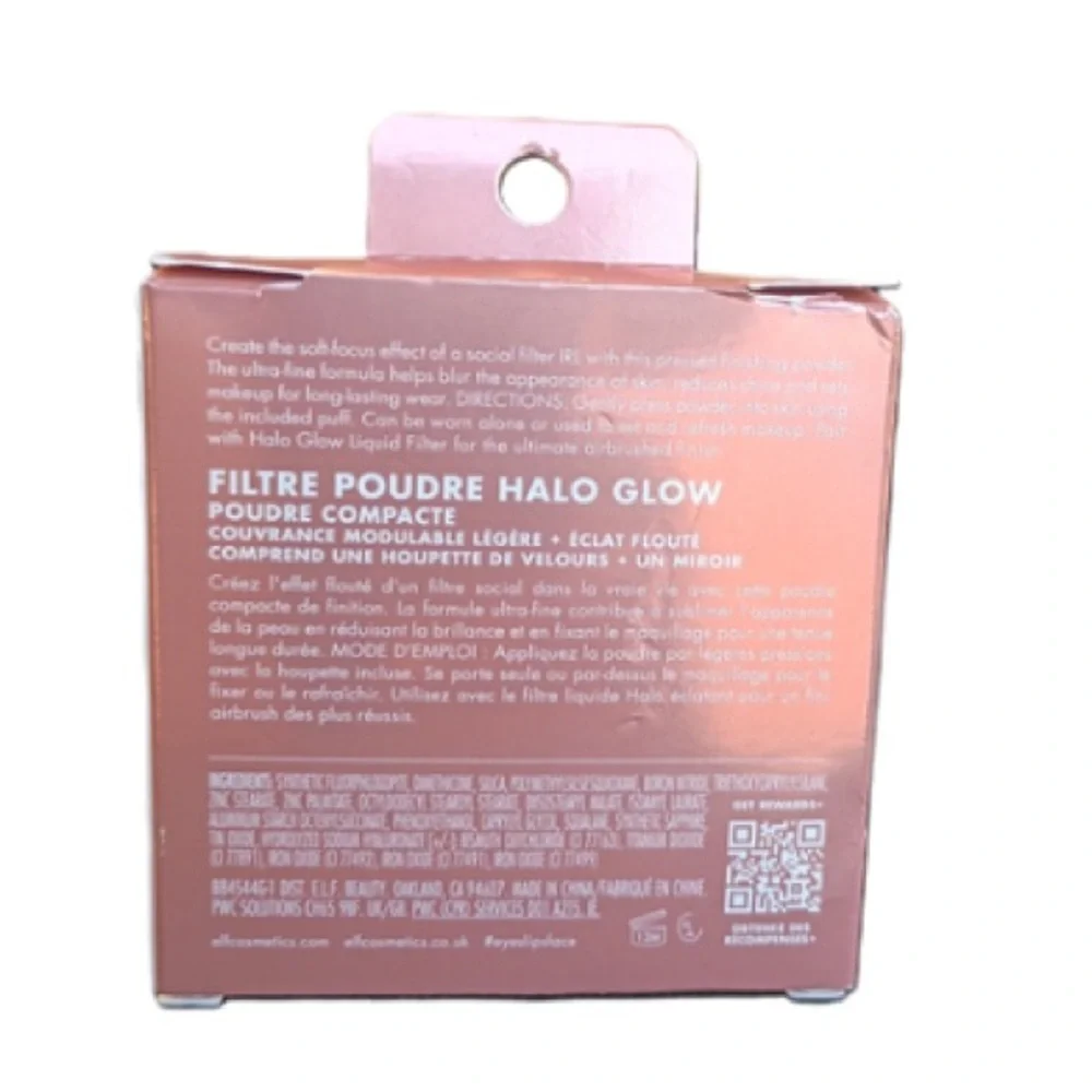 e.l.f. Halo Glow Powder Filter Fair Warm Blurring Long Lasting Foundation